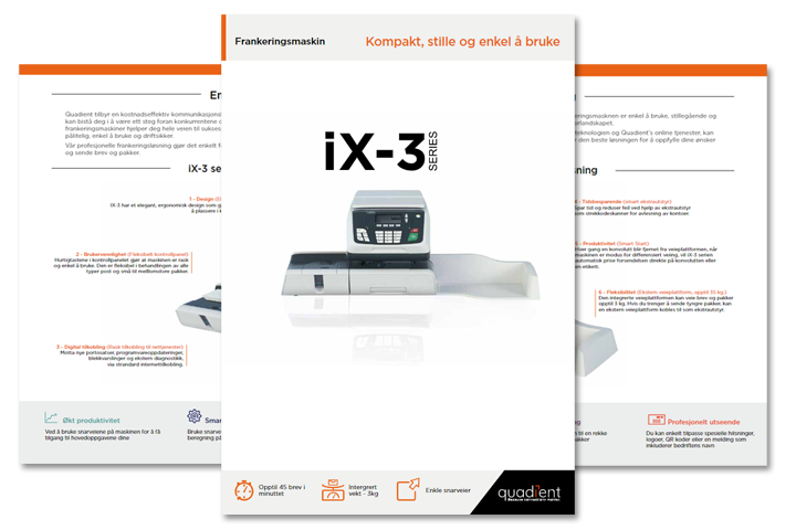 iX-3 Series Postage Meter