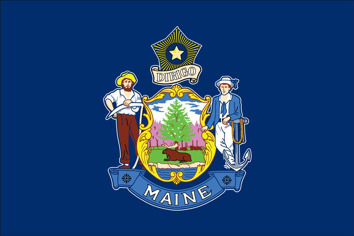 Maine flag