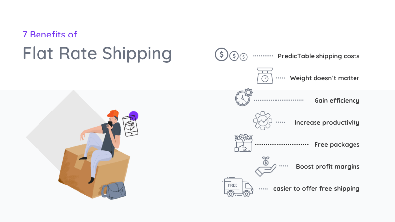 7 benefits of flat rate shipping