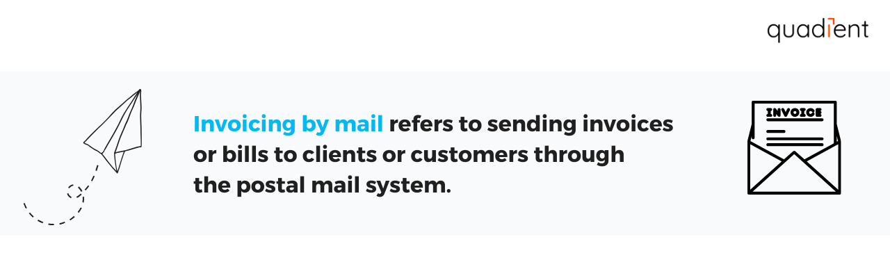 Invoicing by mail definition