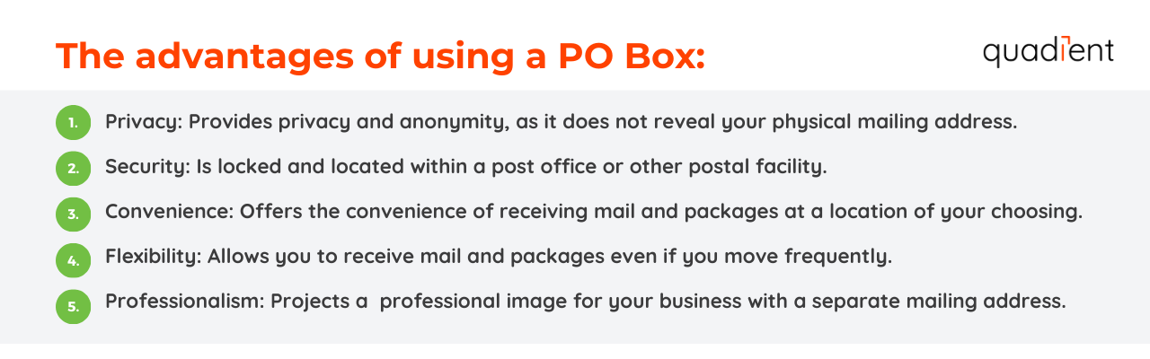 advantages of using a po box