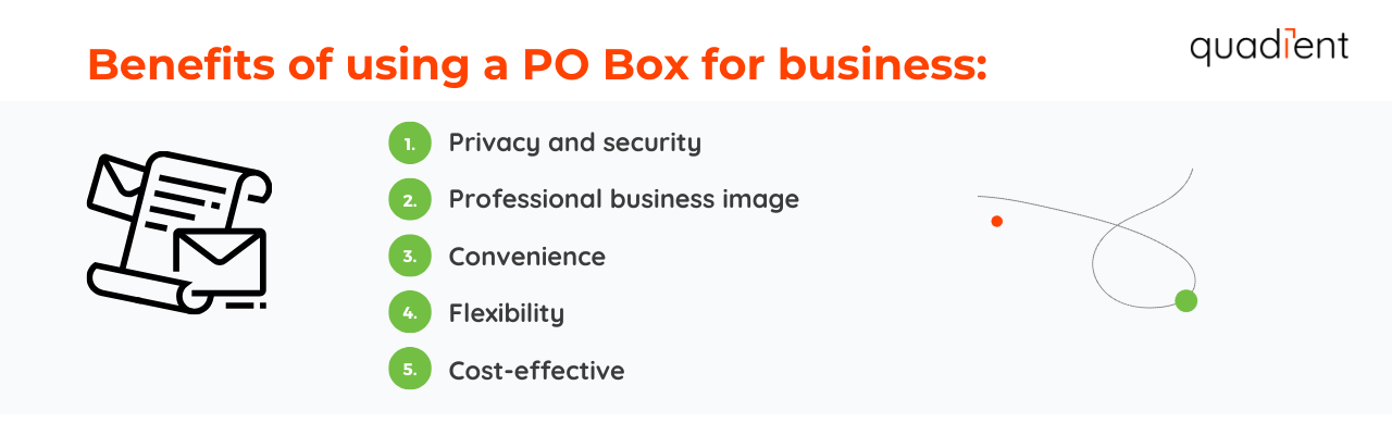 Benefits of using a PO Box for business