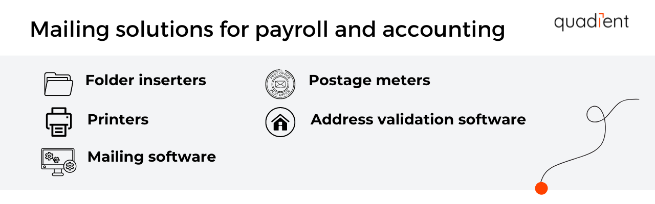 mailing solutions for payroll and accounting