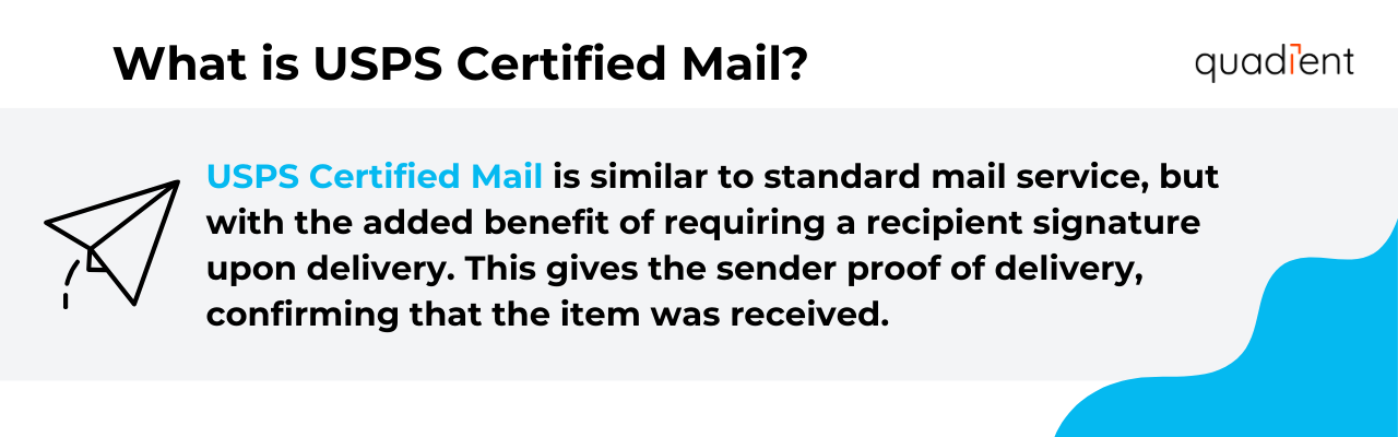 What is USPS Certified Mail®?