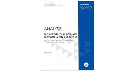 InfoTrends Report: Future Projections for Print Service Providers