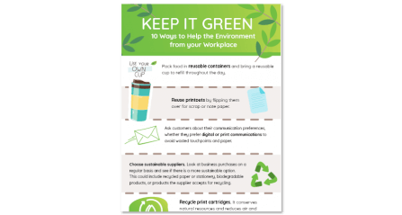 10 Ways to Help the Environment from your Workplace