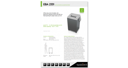 thumbnail image of EBA 2331 Shredder