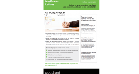 MesEnvois Lettres