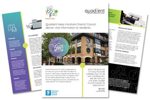 Horsham District Council deliver vital information to residents