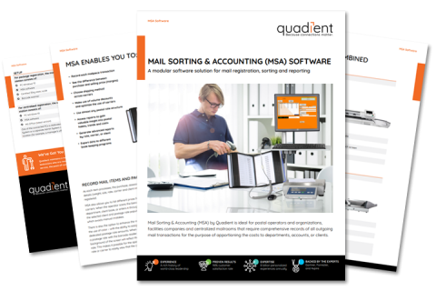 Brochure Mail Sorting Accounting MSA Software