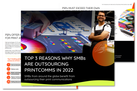 Top 3 Reasons Why SMBS are Outsourcing Printcomms in 2022