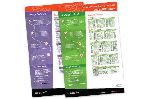 Fedex UPS rate guide 2023